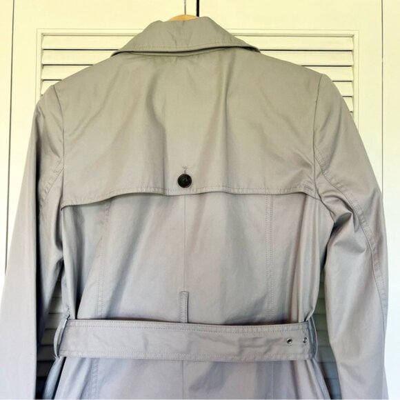 NWT Banana Republic Gray Trench Coat - Picture 10 of 15